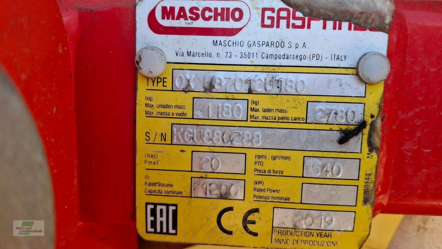 Anbauspritze типа Gaspardo Tempo 1201, Gebrauchtmaschine в Rhede / Brual (Фотография 16)