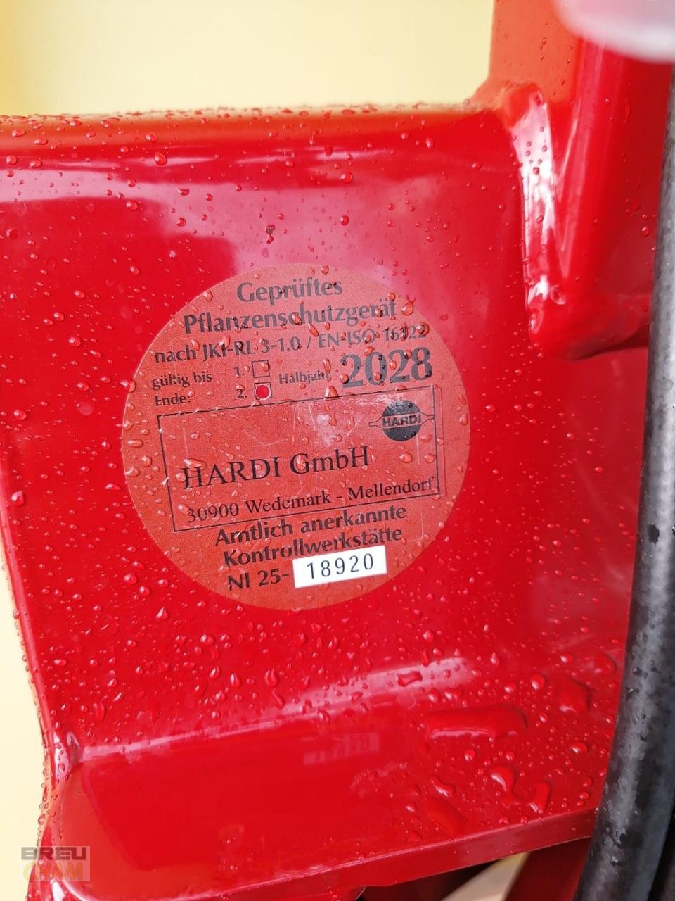 Anbauspritze typu Hardi Master 1200, Neumaschine v Cham (Obrázek 14)