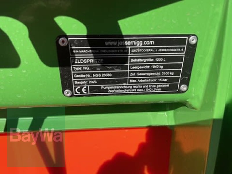 Anbauspritze des Typs Jessernigg NEXT GENERATION 1200 15 M STAR, Gebrauchtmaschine in München (Bild 11)