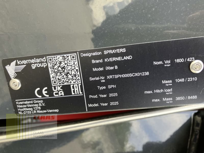 Anbauspritze of the type Kverneland IXTER B16 - 1.600 LITER - 15M, Neumaschine in Schwandorf (Picture 17)