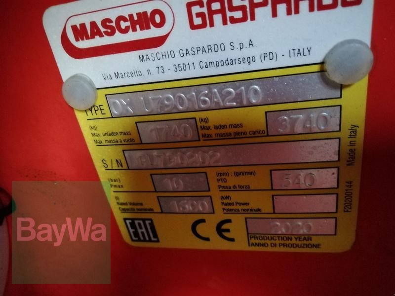 Anbauspritze des Typs Maschio TEMPO ULTRA 1600  ISOBUS PRO, Neumaschine in Obertraubling (Bild 6)