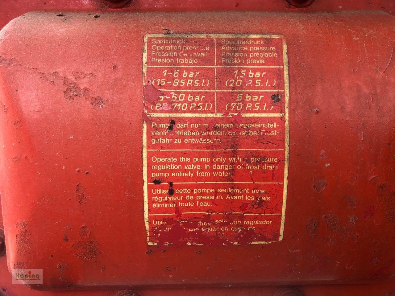 Anbauspritze of the type Platz 600 Liter, Gebrauchtmaschine in Bakum (Picture 9)