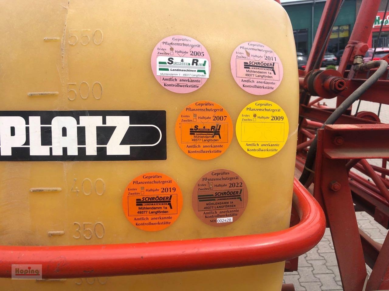 Anbauspritze του τύπου Platz 600 Liter, Gebrauchtmaschine σε Bakum (Φωτογραφία 5)