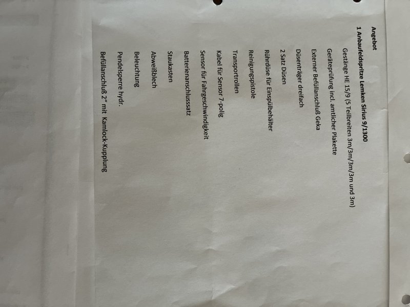 Anbauspritze tip Rau+Lemken Sirius, Gebrauchtmaschine in Greding (Poză 1)