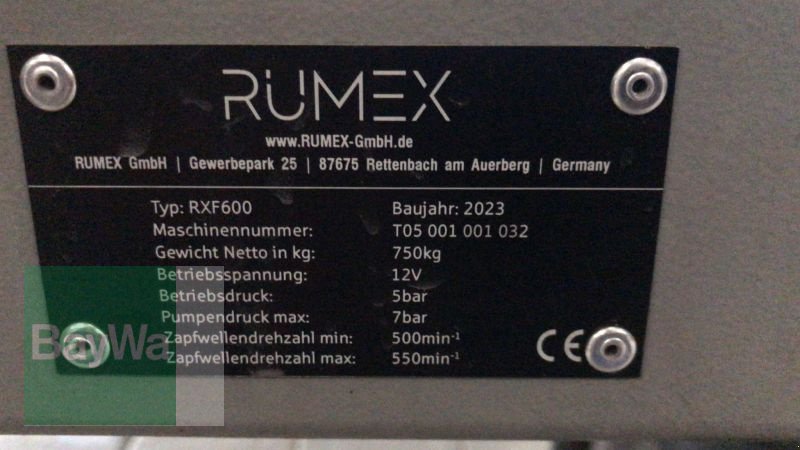 Anbauspritze del tipo Rumex RXF600, Gebrauchtmaschine en Mindelheim (Imagen 19)