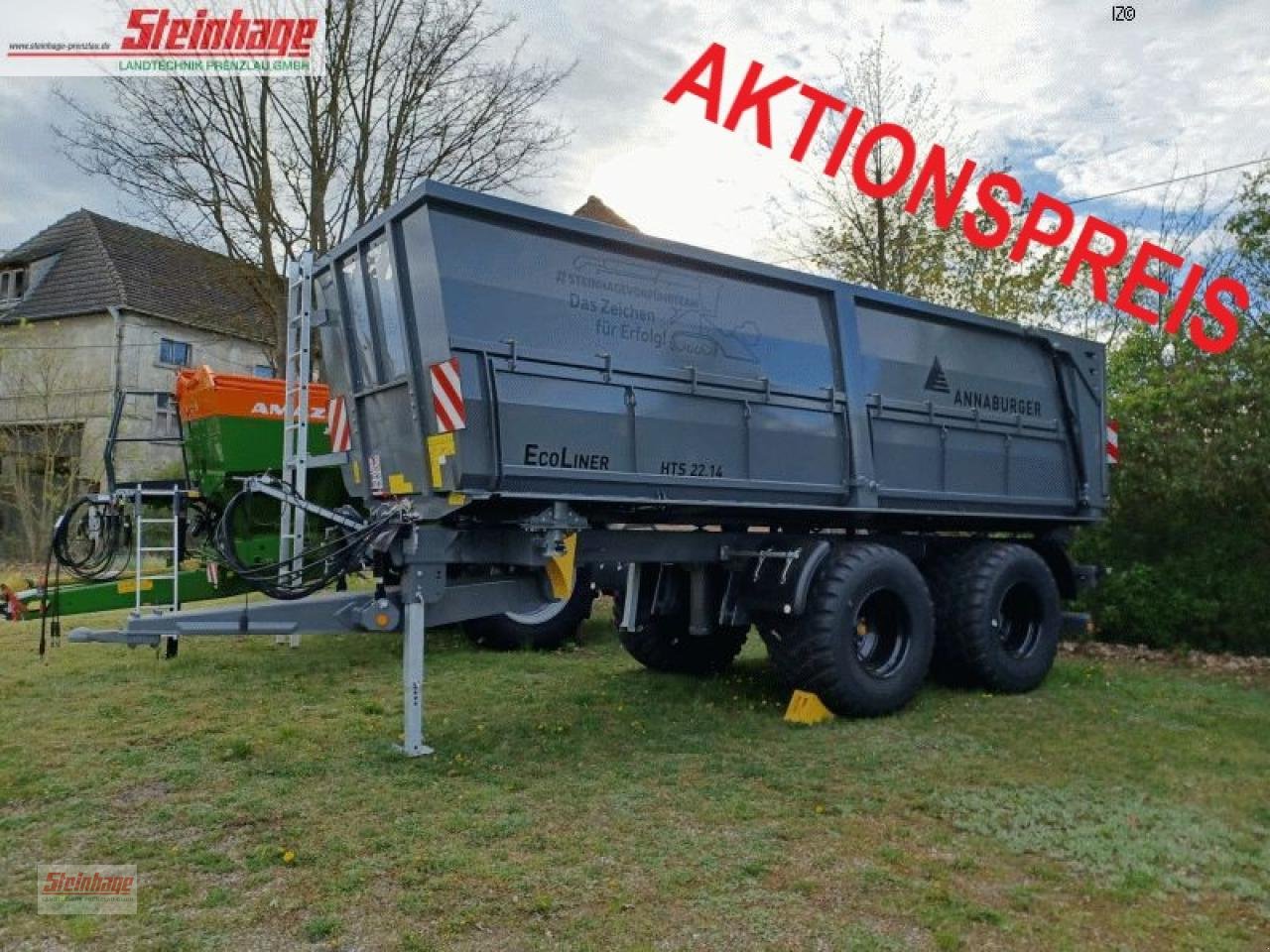 Anhänger Türe ait Annaburger Ecoliner HTS 22G.12 Kombikipper, Neumaschine içinde Rollwitz (resim 2)