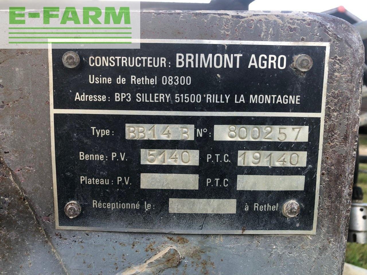 Anhänger typu Bennet Brimont bb14b, Gebrauchtmaschine v CHAUVONCOURT (Obrázok 7)