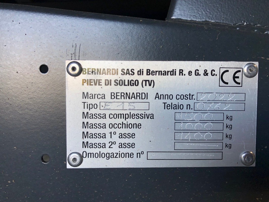 Anhänger of the type Bernardi E 15, Heckkipper, Neumaschine in Ebersbach (Picture 10)