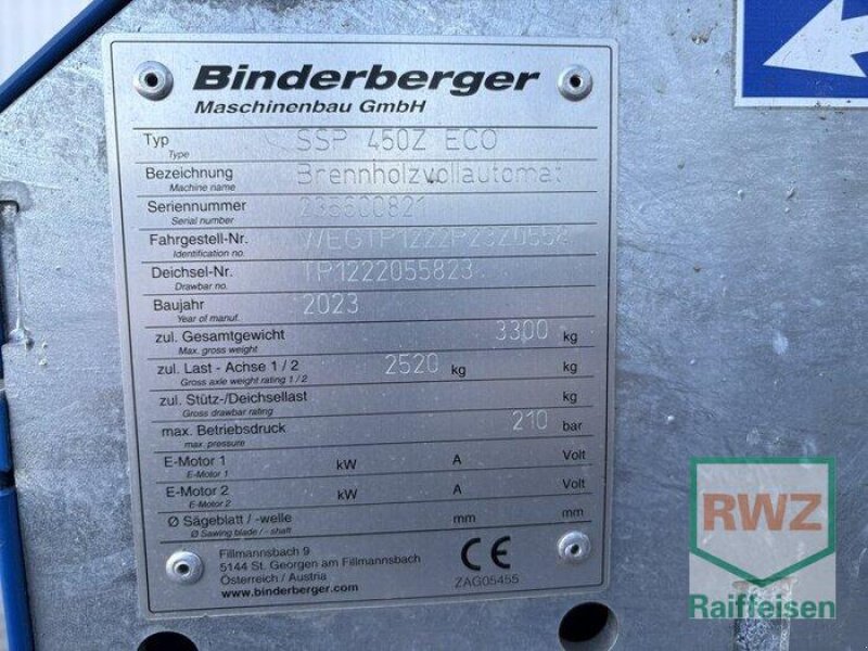 Anhänger typu Binderberger SSP 450 Sägespaltautomat, Gebrauchtmaschine v Kruft (Obrázek 8)