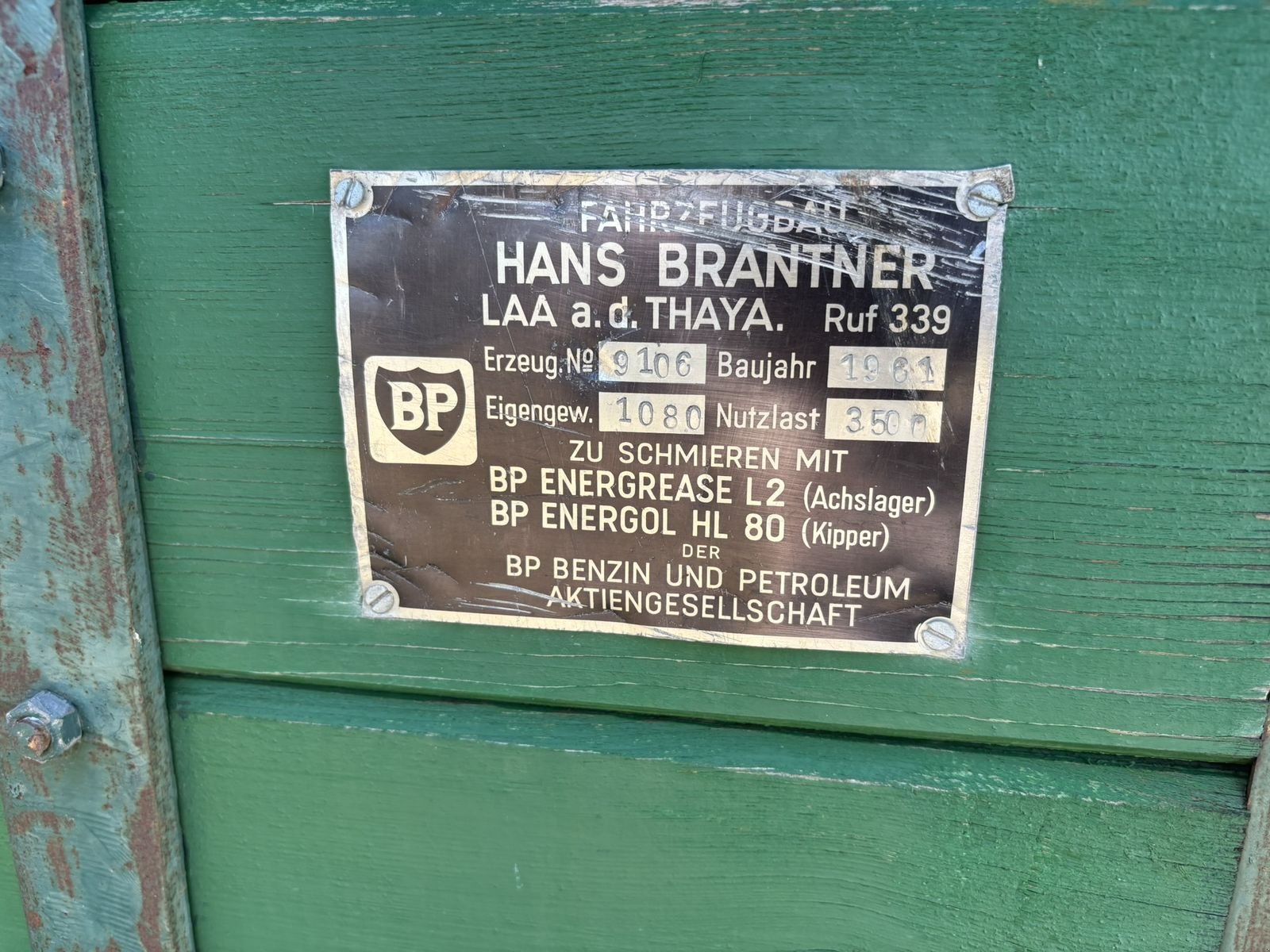 Anhänger des Typs Brantner Brantner Anhänger, Gebrauchtmaschine in Göpfritz (Bild 2)