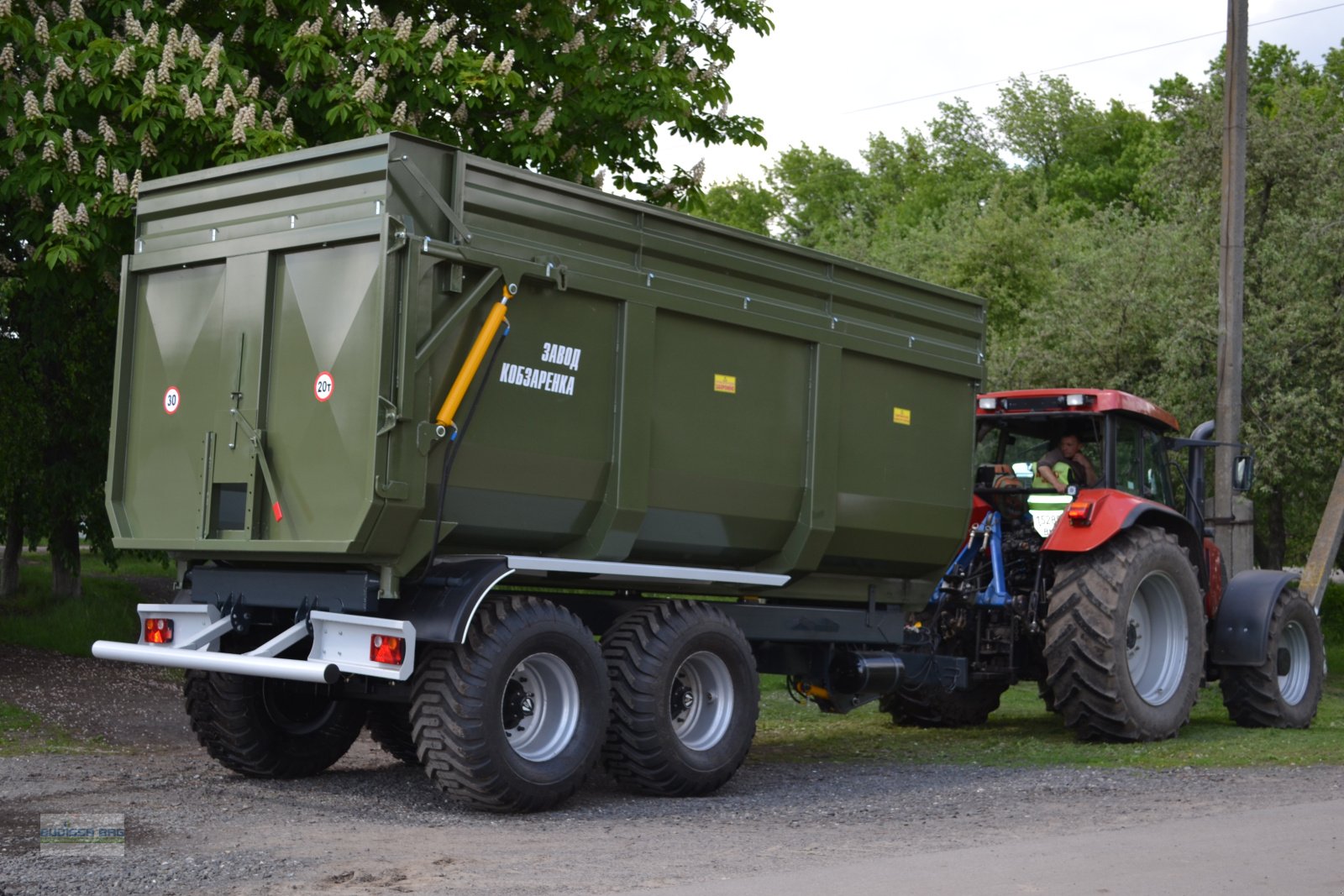 Anhänger des Typs Budissa Muldenkipper 31 m³, Neumaschine in Malschwitz (Bild 1)