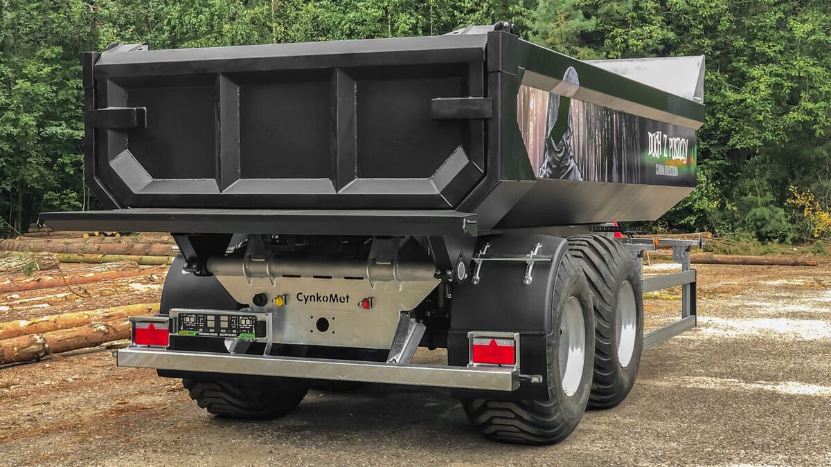 Anhänger des Typs CYNKOMET Muldenkipper / trailer, Neumaschine in Michałowo (Bild 4)