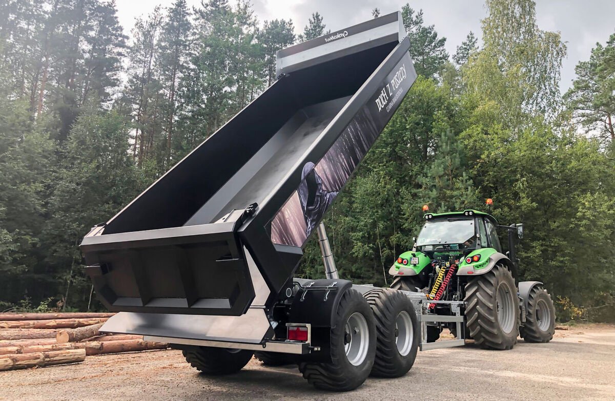 Anhänger des Typs CYNKOMET Muldenkipper / trailer, Neumaschine in Michałowo (Bild 5)
