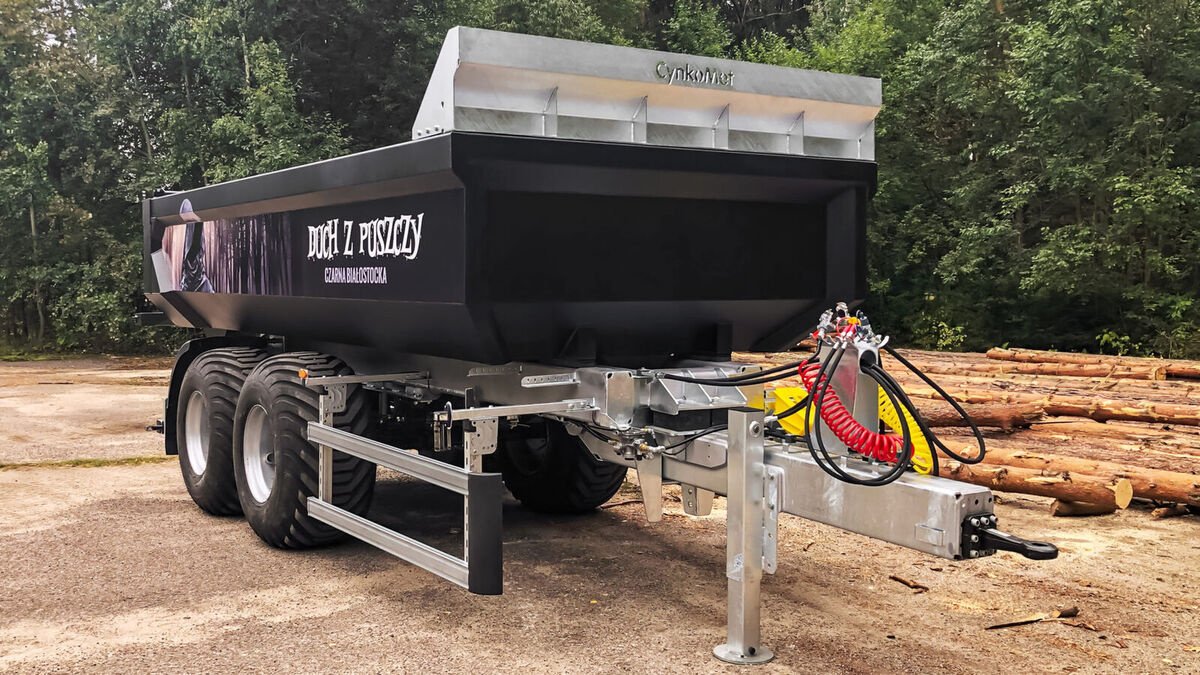 Anhänger des Typs CYNKOMET Muldenkipper / trailer, Neumaschine in Michałowo (Bild 2)