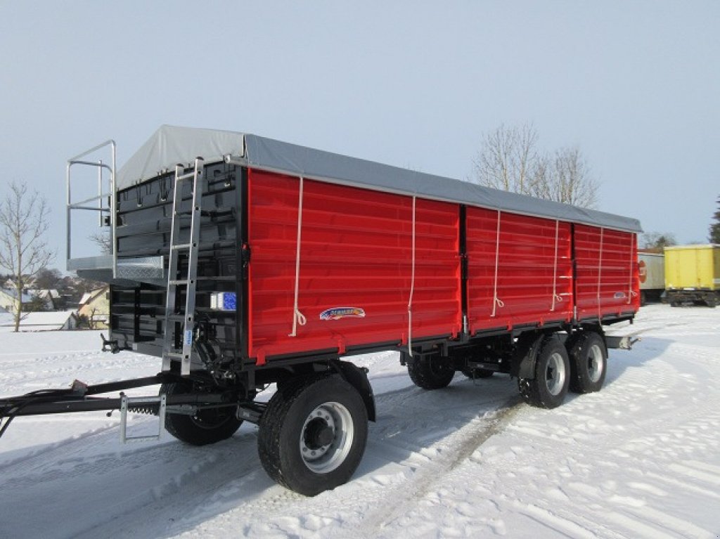 Anhänger typu Demmler 27 t 3 Achser Pritsche 8.60 x 2.45 x 1.60 m Stahlaufbau, Zentralverriegelung, Neumaschine v Rain-Gempfing (Obrázek 1)