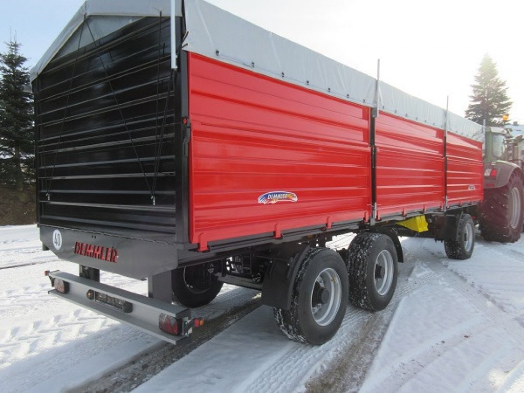 Anhänger typu Demmler 27 t 3 Achser Pritsche 8.60 x 2.45 x 1.60 m Stahlaufbau, Zentralverriegelung, Neumaschine v Rain-Gempfing (Obrázek 4)