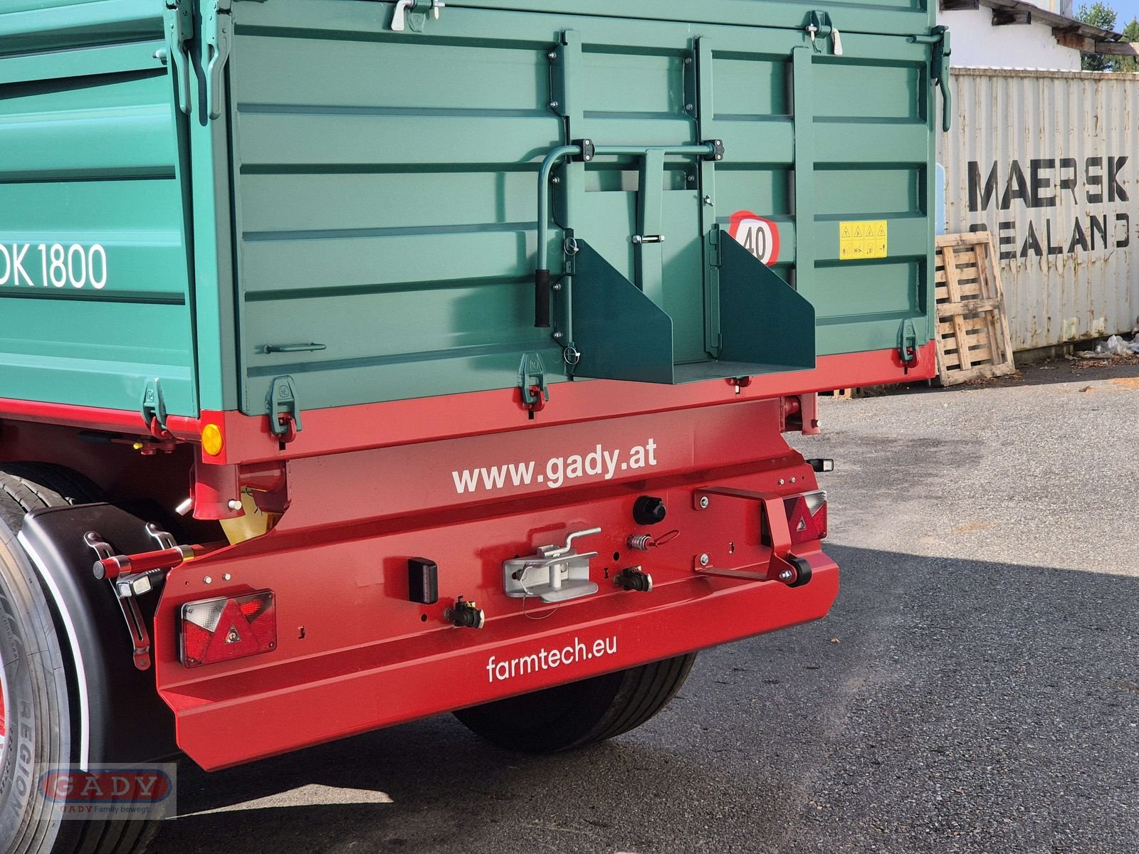 Anhänger typu Farmtech TANDEM 3-SEITEN TDK 1800, Neumaschine v Lebring (Obrázek 4)