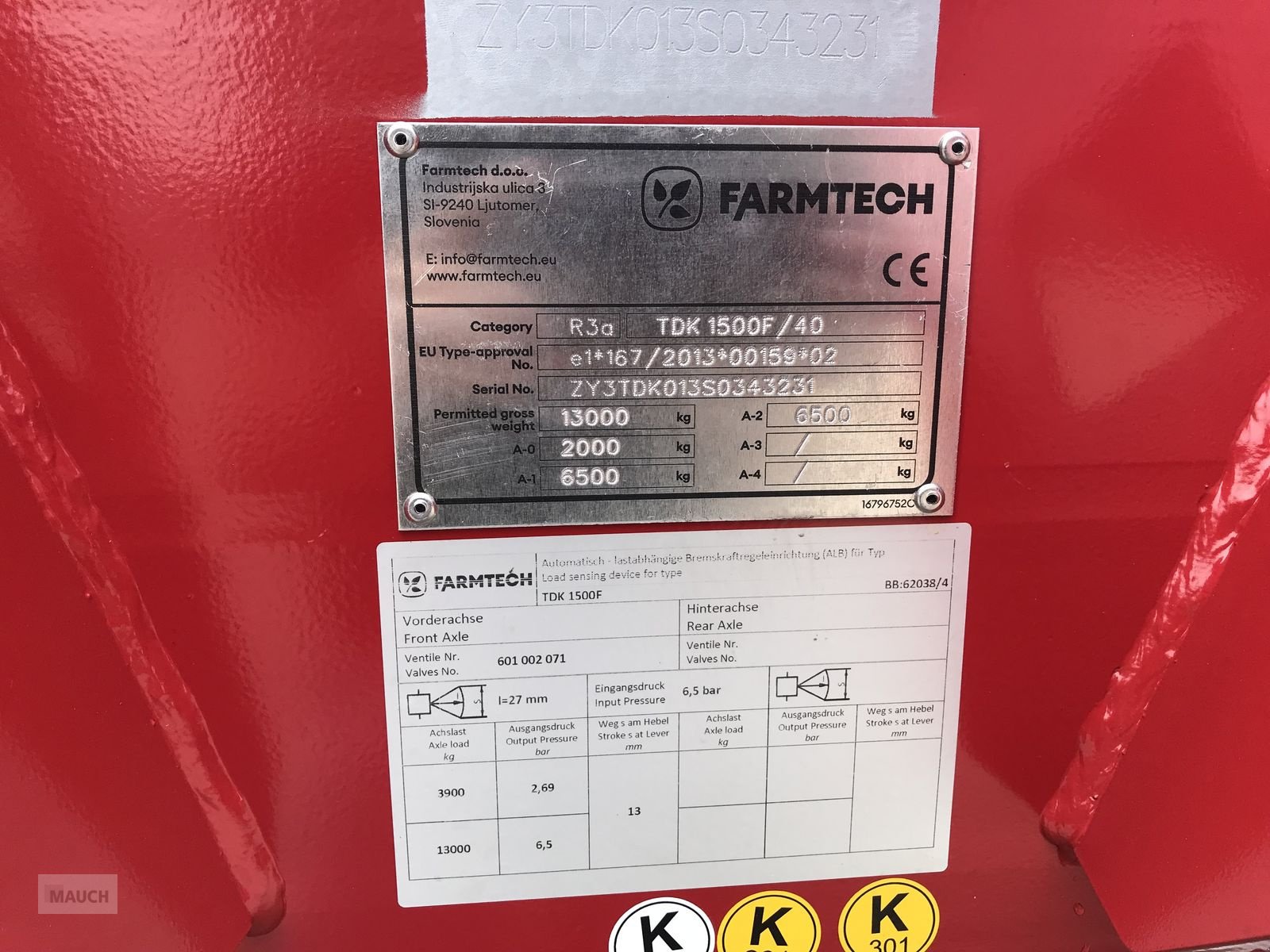 Anhänger typu Farmtech TDK 1500 F, Neumaschine v Burgkirchen (Obrázek 15)