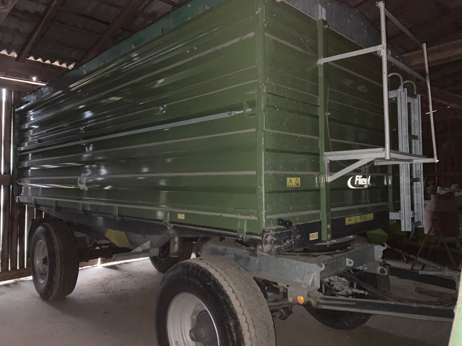Anhänger des Typs Fliegl DK 180, Gebrauchtmaschine in Ergoldsbach (Bild 1)