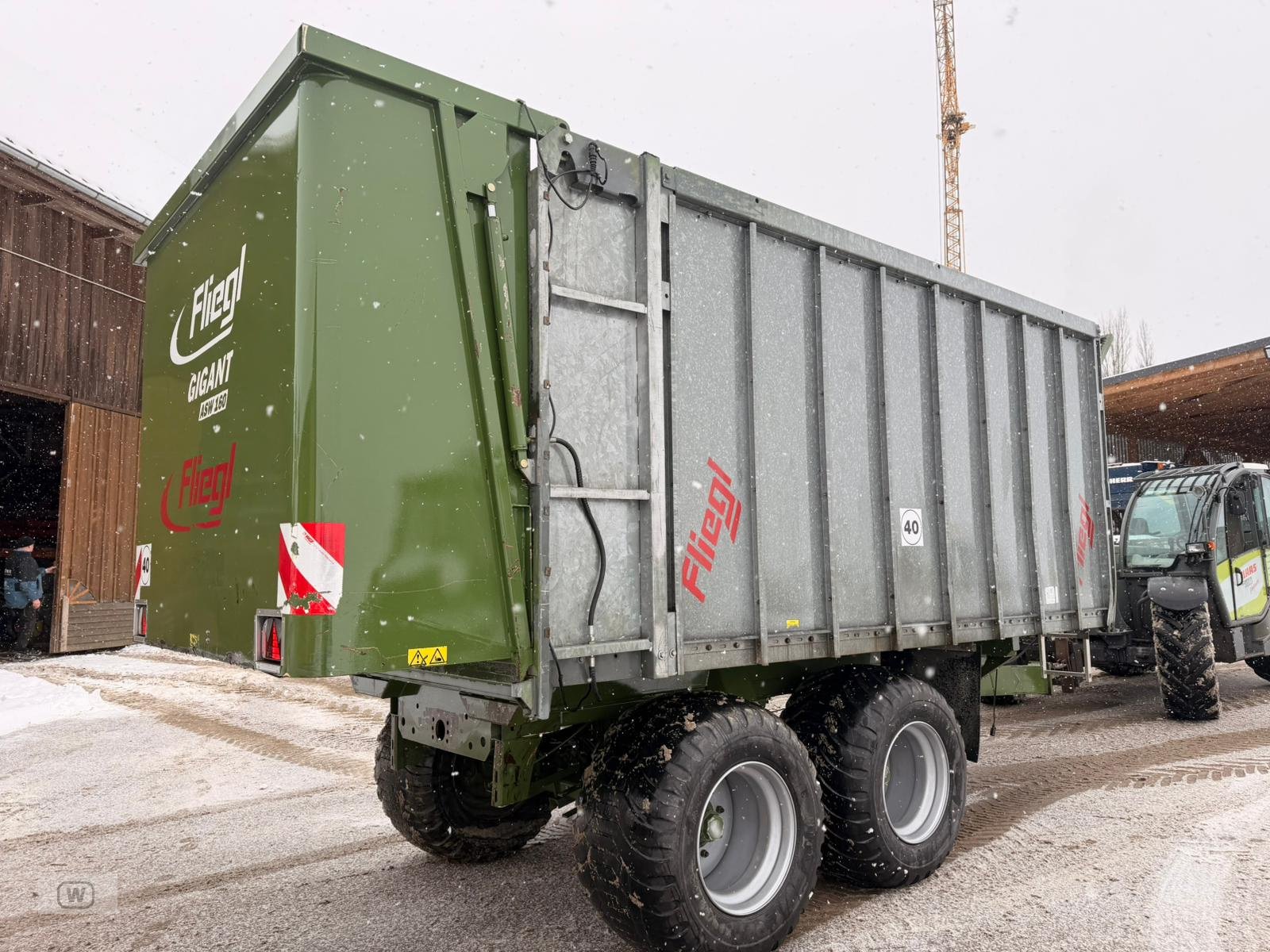 Anhänger a típus Fliegl Gigant ASW 160, Gebrauchtmaschine ekkor: Zell an der Pram (Kép 5)