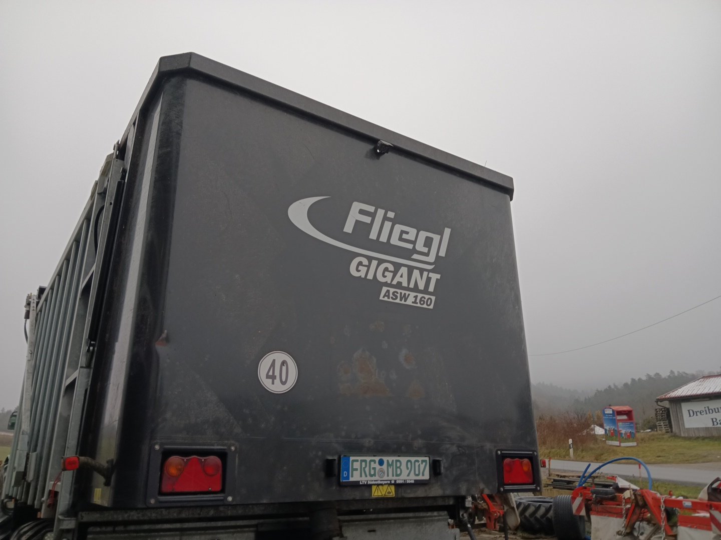 Anhänger a típus Fliegl Gigant ASW 160, Gebrauchtmaschine ekkor: Thurmansbang (Kép 3)