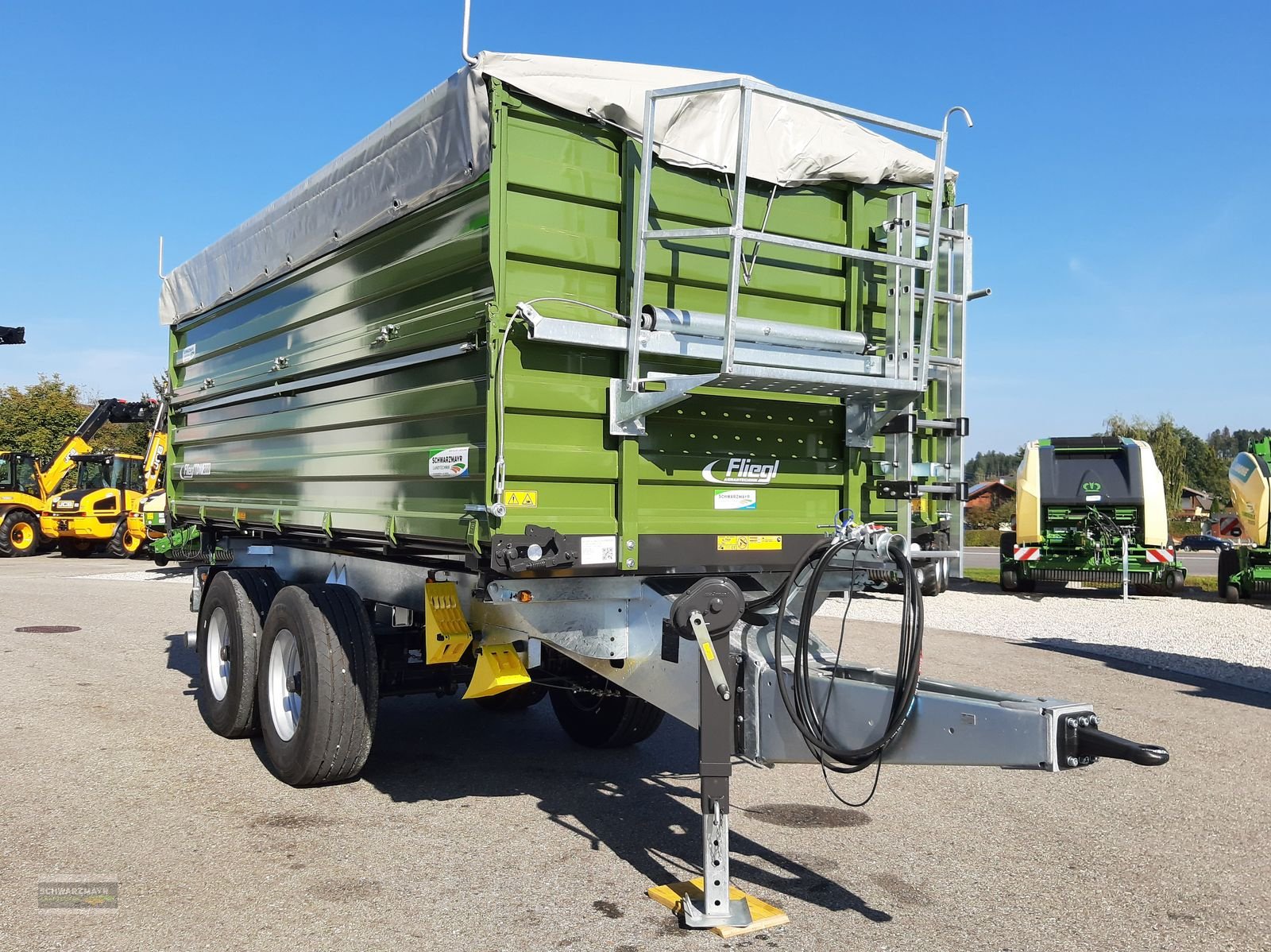 Anhänger des Typs Fliegl TDK 200 FOX, Neumaschine in Gampern (Bild 5)