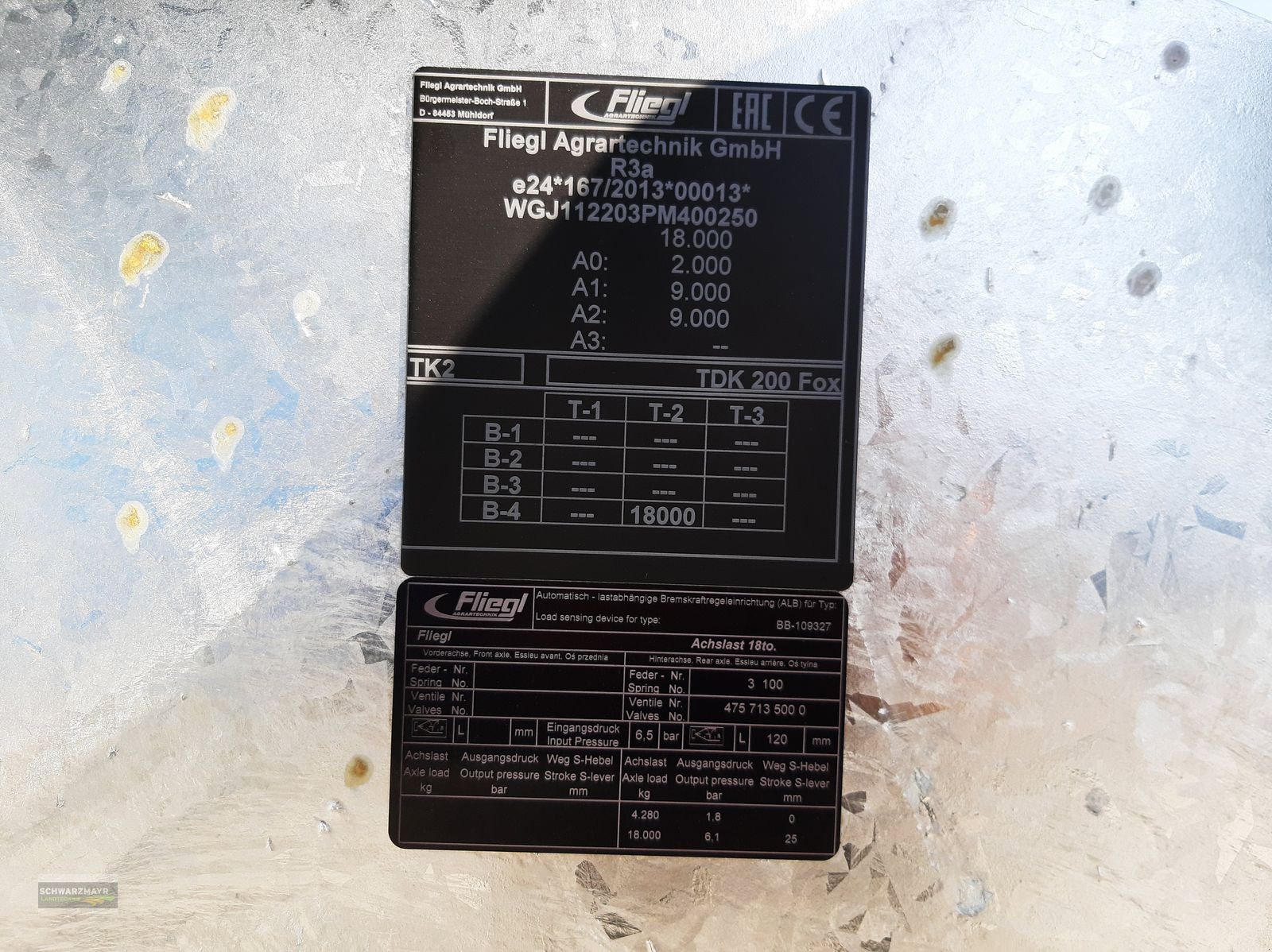 Anhänger des Typs Fliegl TDK 200 FOX, Neumaschine in Gampern (Bild 16)