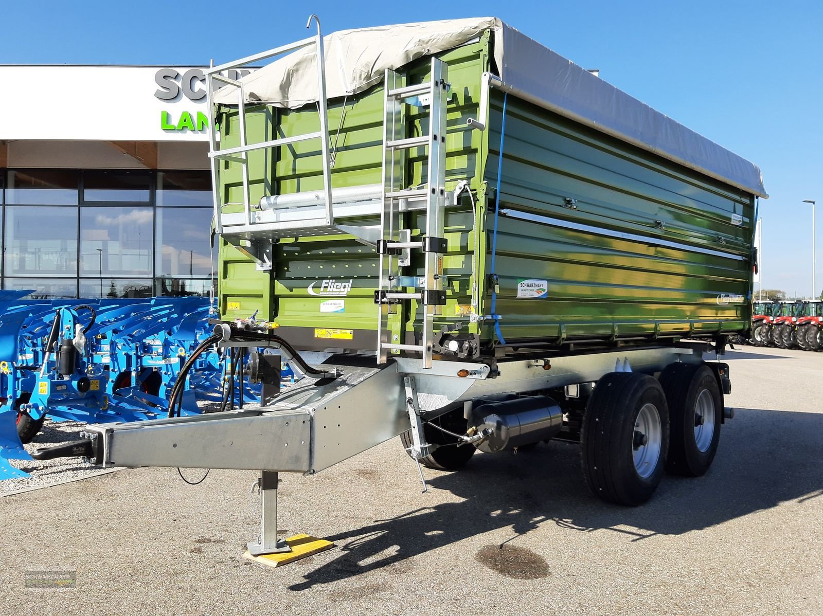 Anhänger des Typs Fliegl TDK 200 FOX, Neumaschine in Gampern (Bild 4)