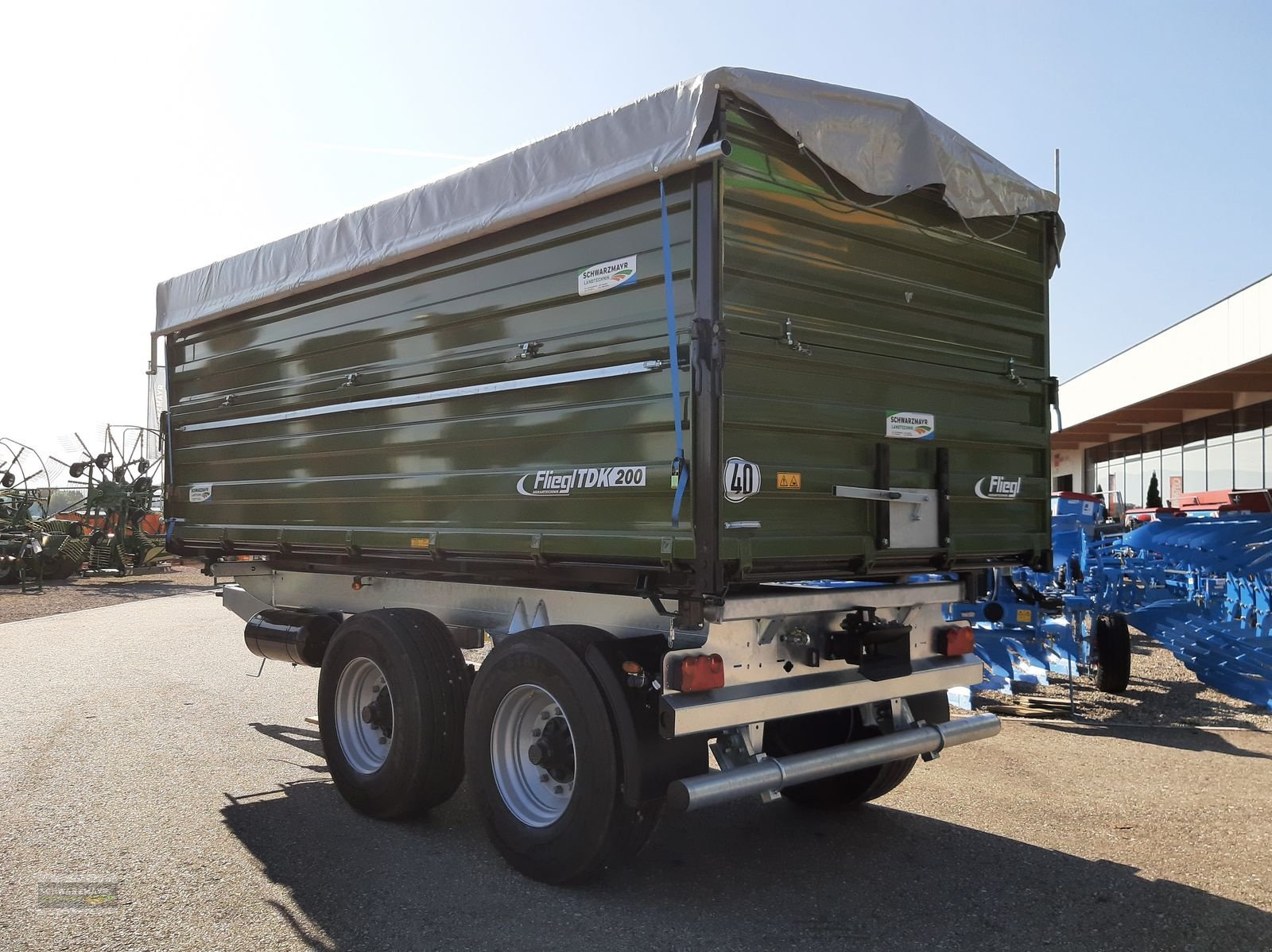 Anhänger des Typs Fliegl TDK 200 FOX, Neumaschine in Gampern (Bild 8)