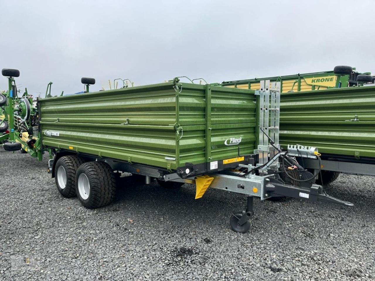 Anhänger del tipo Fliegl TDK 80 Fox, Neumaschine In Neuhof - Dorfborn (Immagine 1)