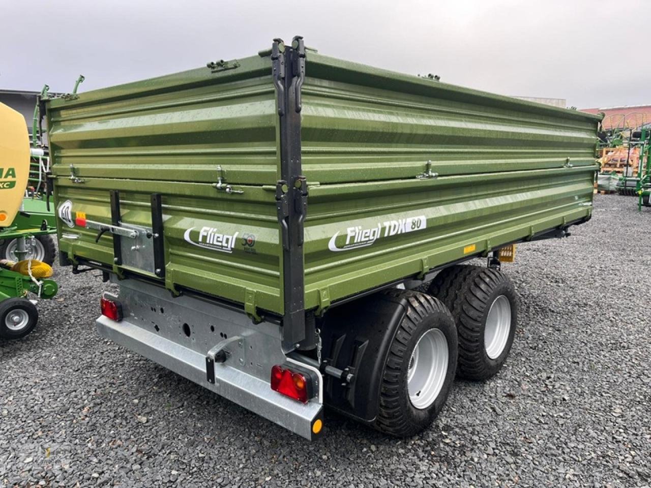 Anhänger del tipo Fliegl TDK 80 Fox, Neumaschine In Neuhof - Dorfborn (Immagine 2)