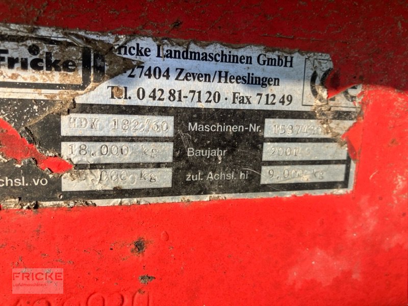 Anhänger типа Fricke HDK 182/60, Gebrauchtmaschine в Demmin (Фотография 3)