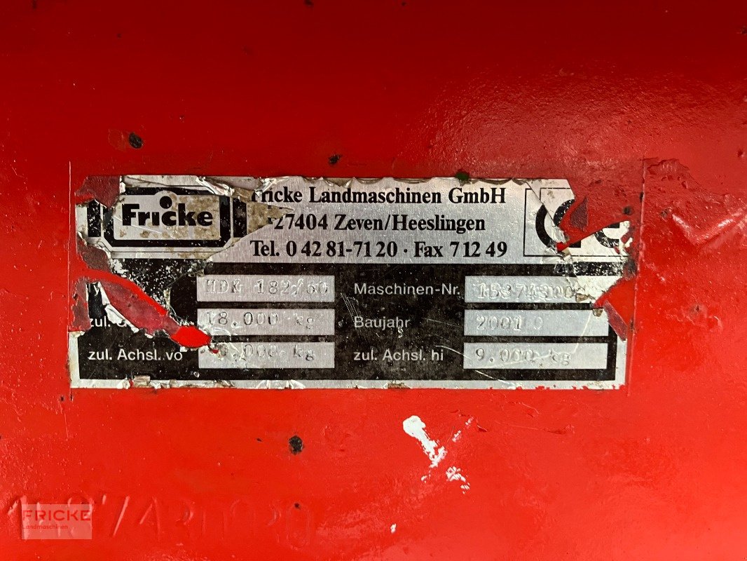 Anhänger типа Fricke HDK 182/60, Gebrauchtmaschine в Demmin (Фотография 16)