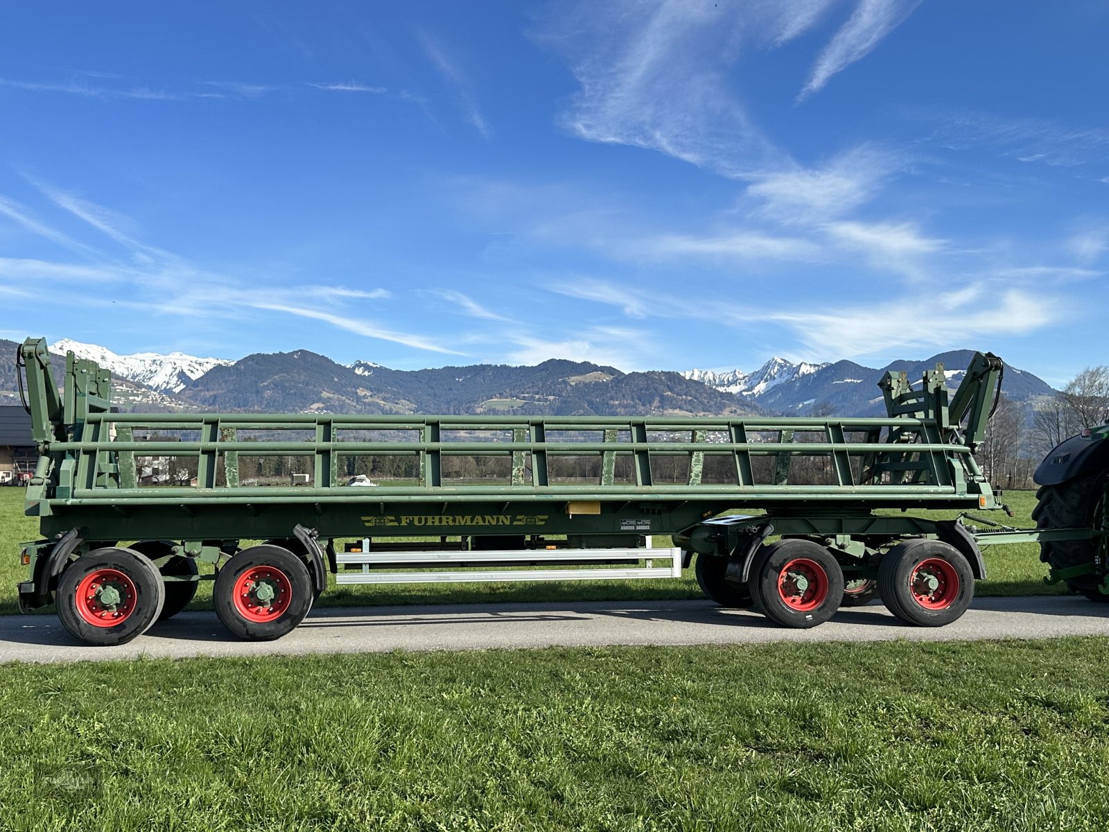 Anhänger tip Fuhrmann Ballenwagen Kartoffel Kistenwagen mit Ladungssicherung 32 to., Gebrauchtmaschine in Rankweil (Poză 4)