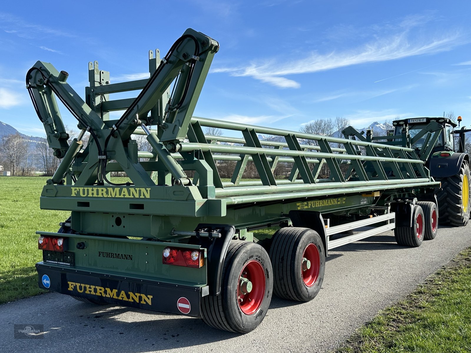 Anhänger tip Fuhrmann Ballenwagen Kartoffel Kistenwagen mit Ladungssicherung 32 to., Gebrauchtmaschine in Rankweil (Poză 21)