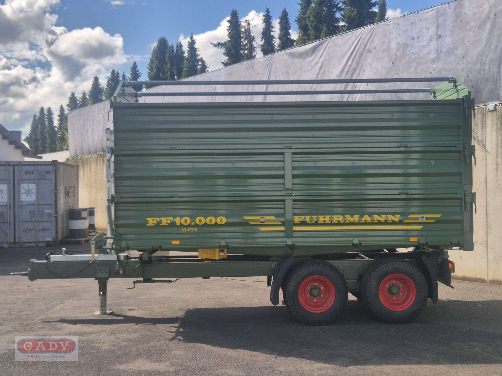 Anhänger typu Fuhrmann FF 10.000 ALPIN  KIPPER, Gebrauchtmaschine v Lebring (Obrázek 8)