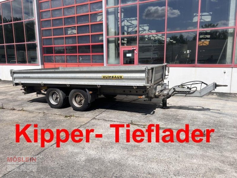 Anhänger za tip Humbaur htk105024 Tandemkipper- Tieflader, Gebrauchtmaschine u Schwebheim (Slika 1)