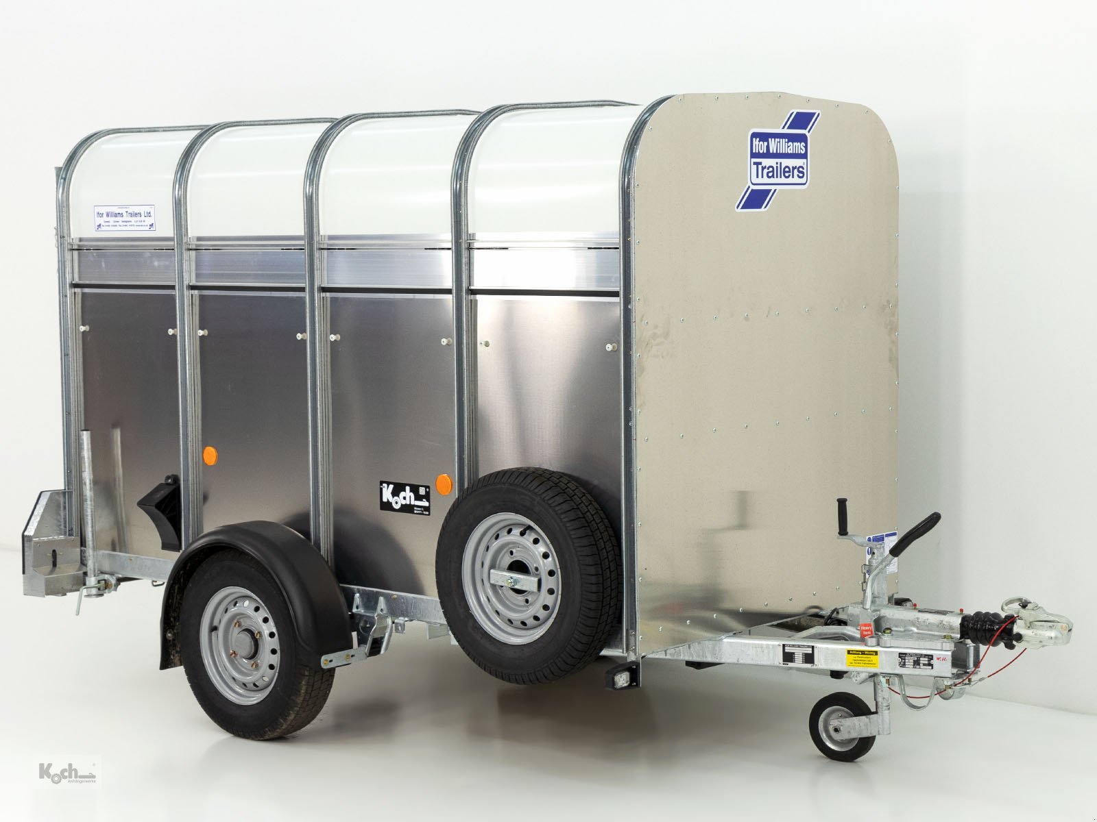 Anhänger des Typs Ifor Williams Schaf-und Kälberanhänger P8G 124x250cm Höhe:144cm  1,4t (Vi11650665Iw), Neumaschine in Winsen (Luhe) (Bild 2)