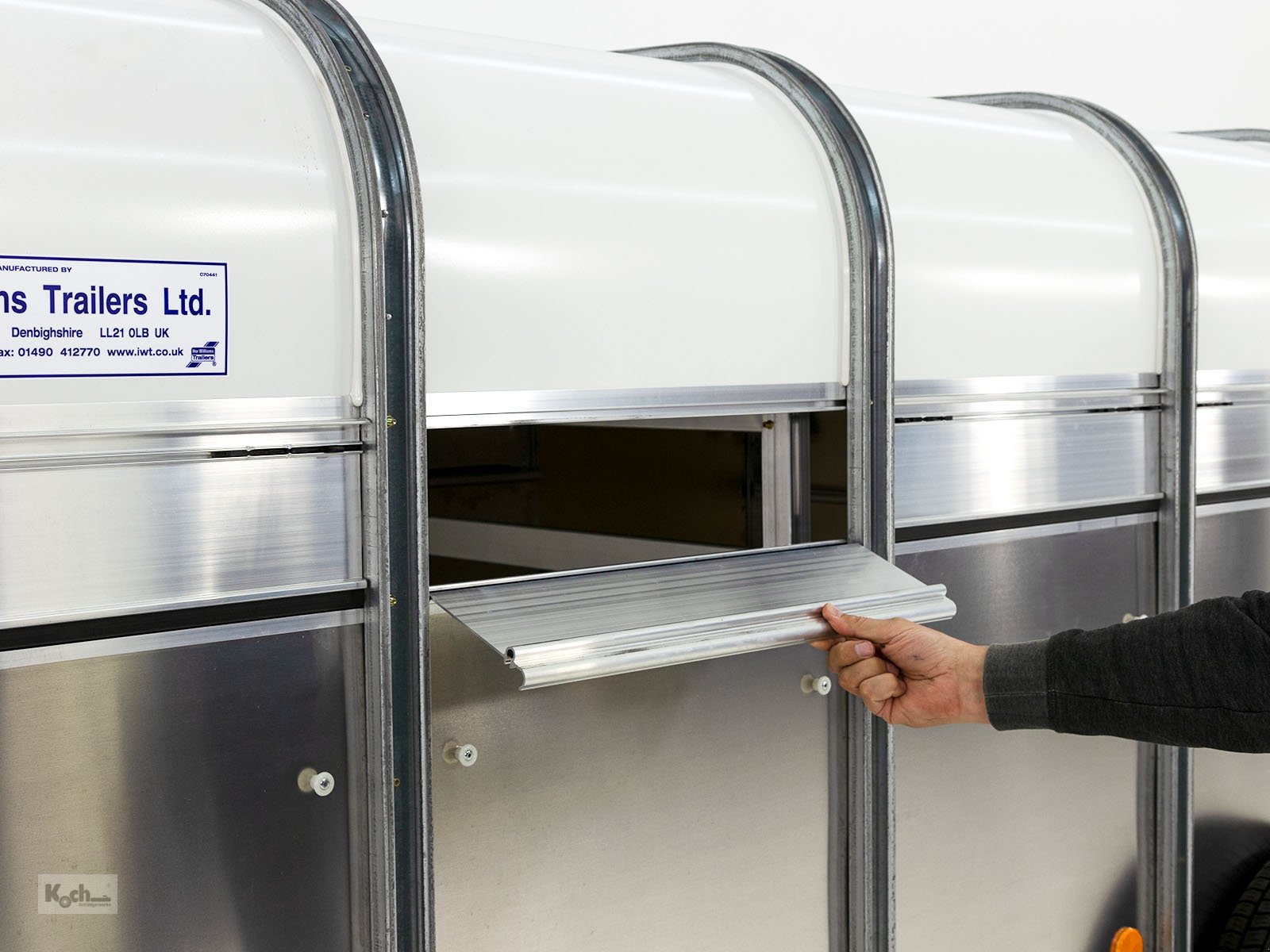 Anhänger des Typs Ifor Williams Schaf-und Kälberanhänger P8G 124x250cm Höhe:144cm  1,4t (Vi11650665Iw), Neumaschine in Winsen (Luhe) (Bild 7)