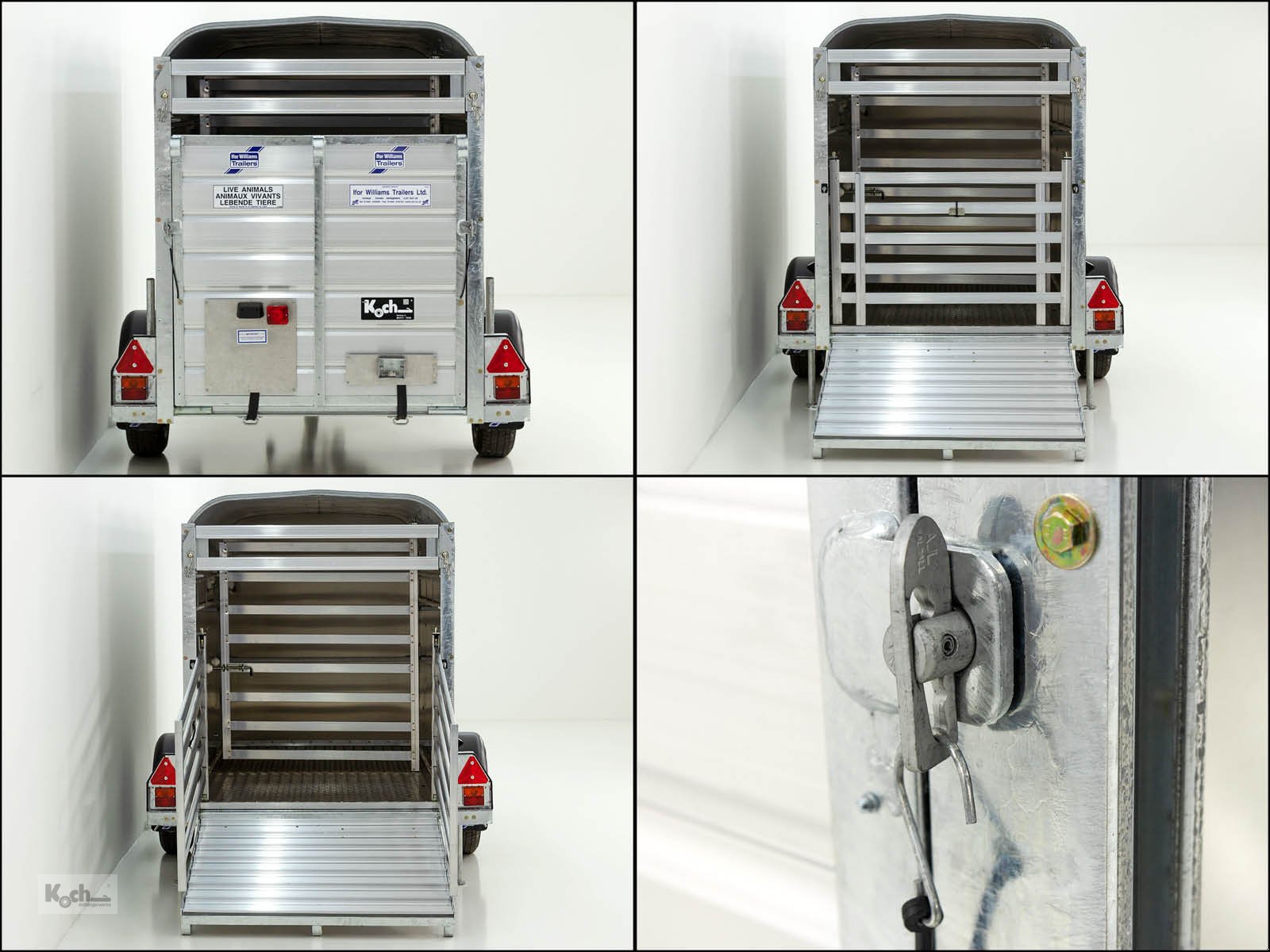 Anhänger des Typs Ifor Williams Schaf-und Kälberanhänger P8G 124x250cm Höhe:144cm  1,4t (Vi11650665Iw), Neumaschine in Winsen (Luhe) (Bild 13)