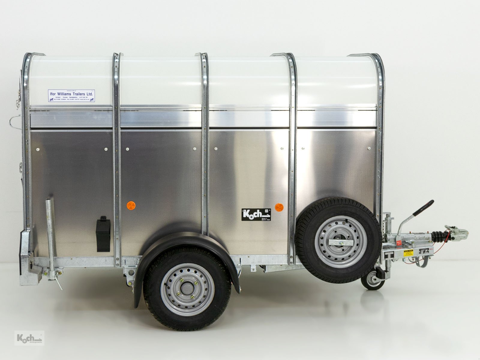 Anhänger des Typs Ifor Williams Schaf-und Kälberanhänger P8G 124x250cm Höhe:144cm  1,4t (Vi11650665Iw), Neumaschine in Winsen (Luhe) (Bild 3)