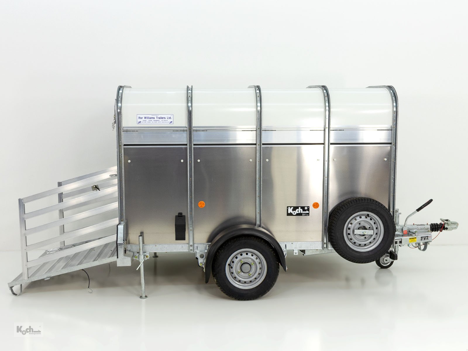 Anhänger des Typs Ifor Williams Schaf-und Kälberanhänger P8G 124x250cm Höhe:144cm  1,4t (Vi11650665Iw), Neumaschine in Winsen (Luhe) (Bild 5)