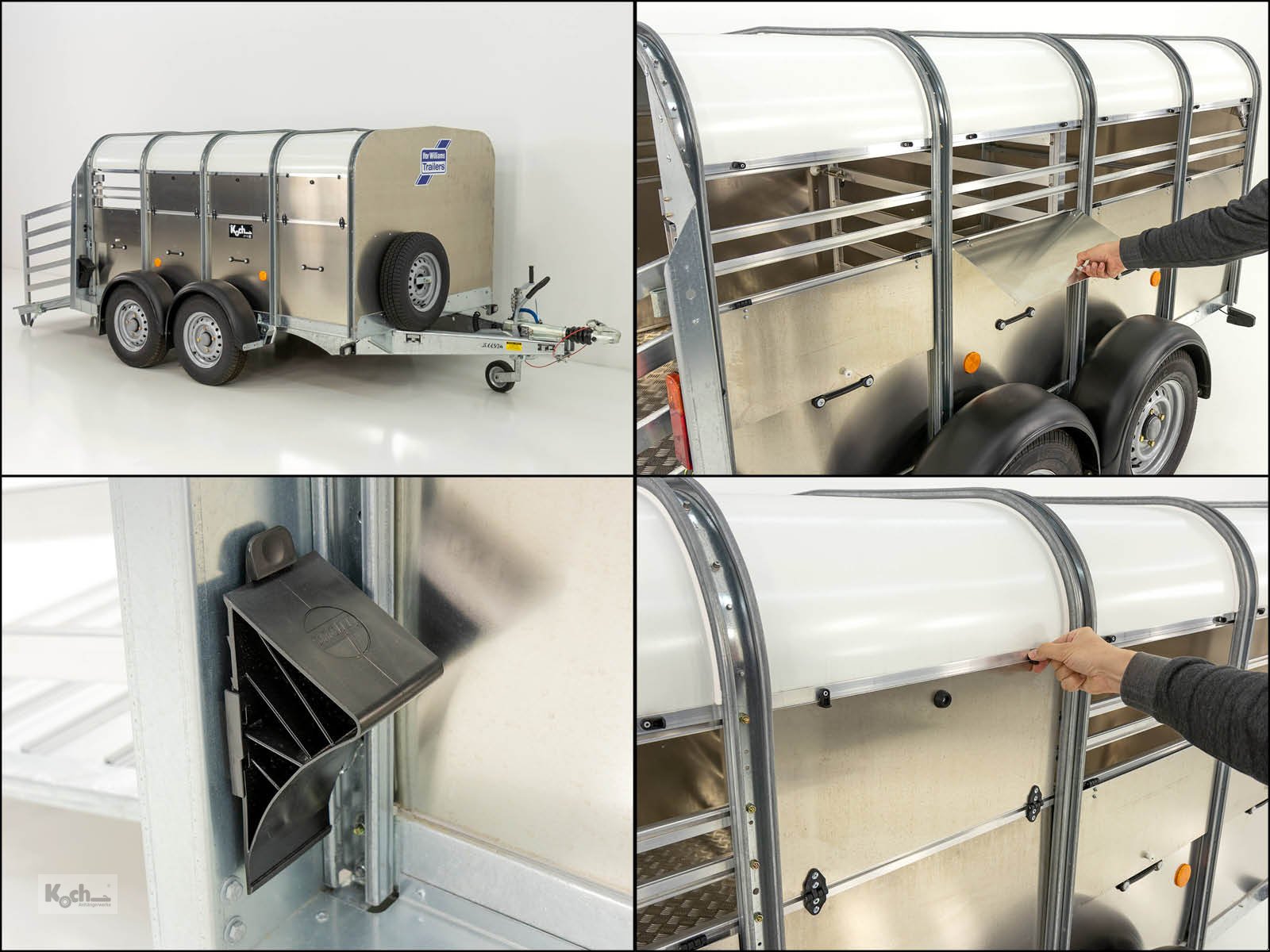 Anhänger des Typs Ifor Williams Viehanhänger TA5 156x250cm Höhe:120 2,7t (Vi11650666Iw), Neumaschine in Winsen (Luhe) (Bild 13)