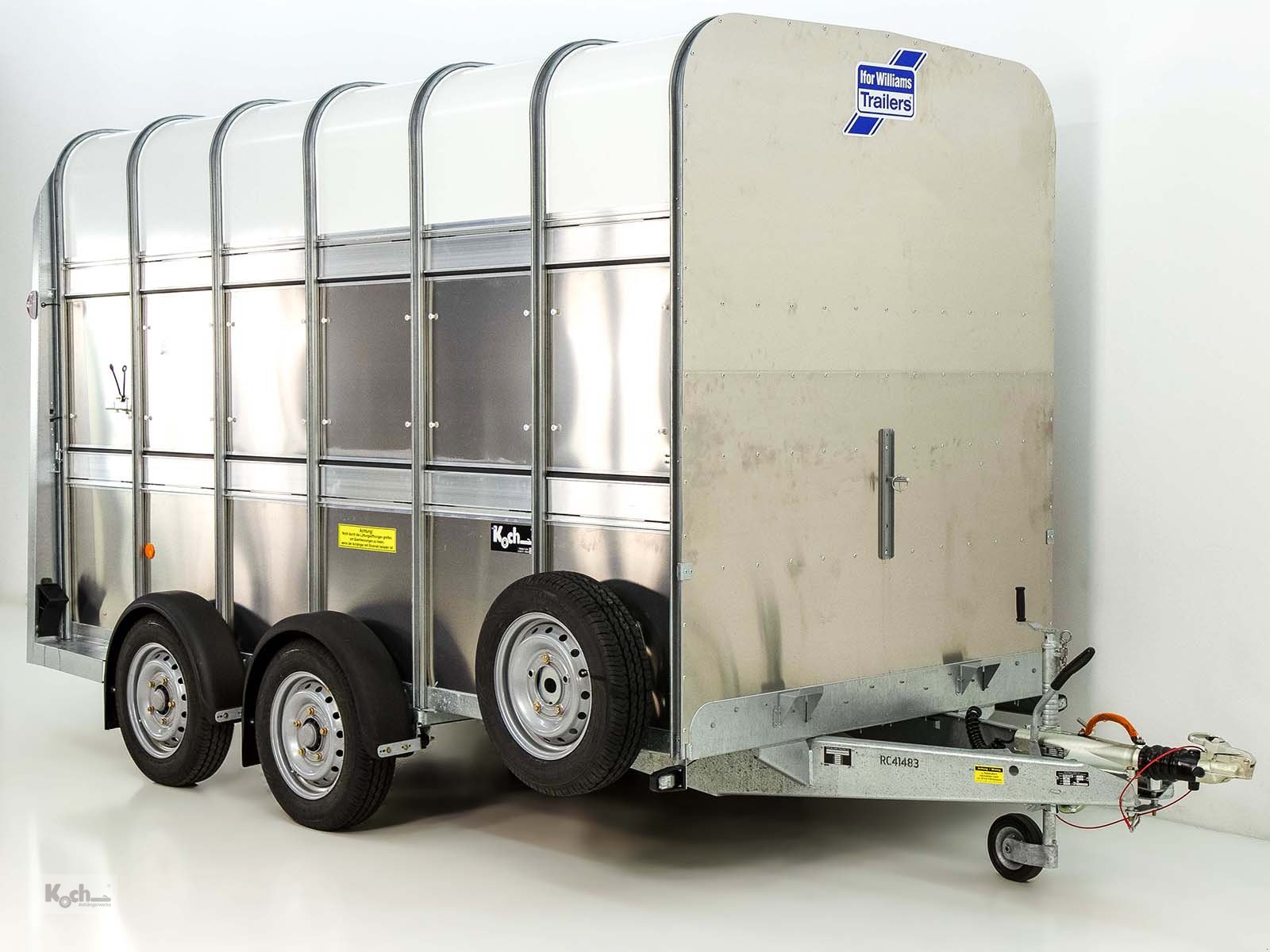 Anhänger typu Ifor Williams Viehanhänger TA510 12x7 178x372 Höhe:213 3,5t (Vi11651494Iw), Neumaschine v Winsen (Luhe) (Obrázek 2)