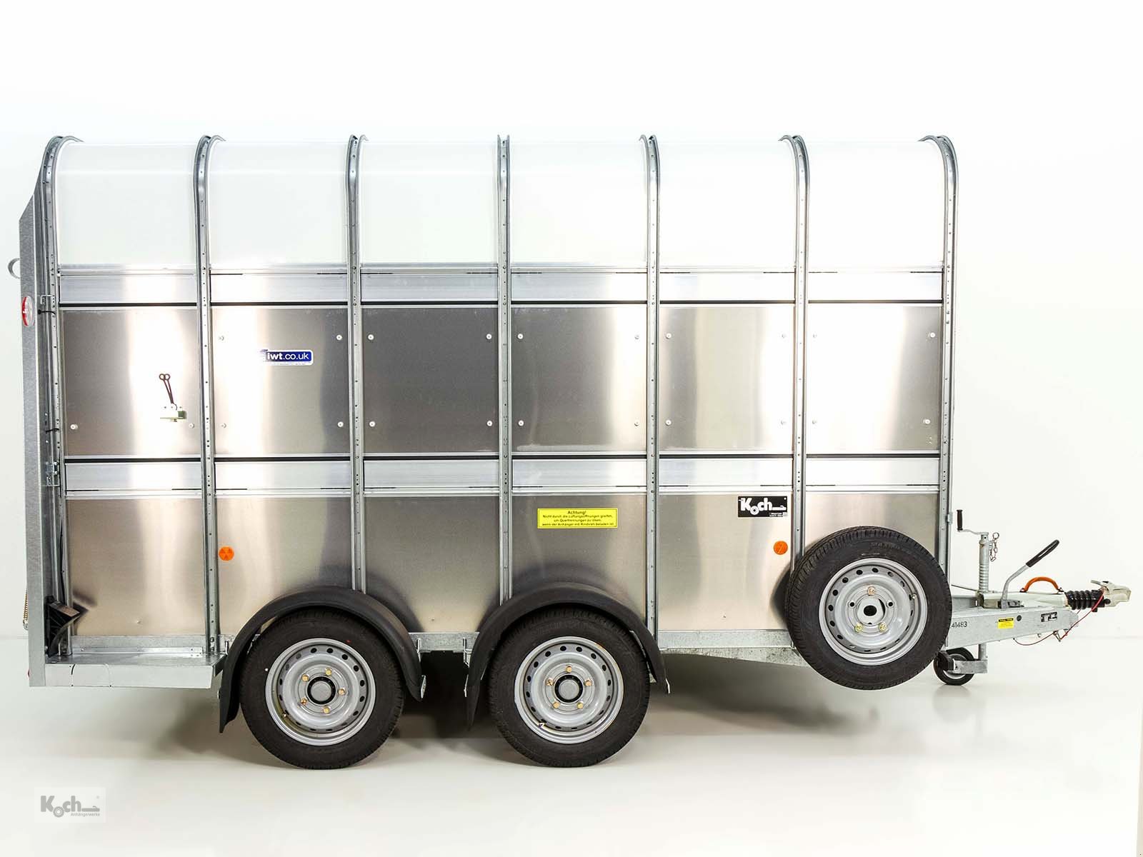 Anhänger typu Ifor Williams Viehanhänger TA510 12x7 178x372 Höhe:213 3,5t (Vi11651494Iw), Neumaschine v Winsen (Luhe) (Obrázek 5)