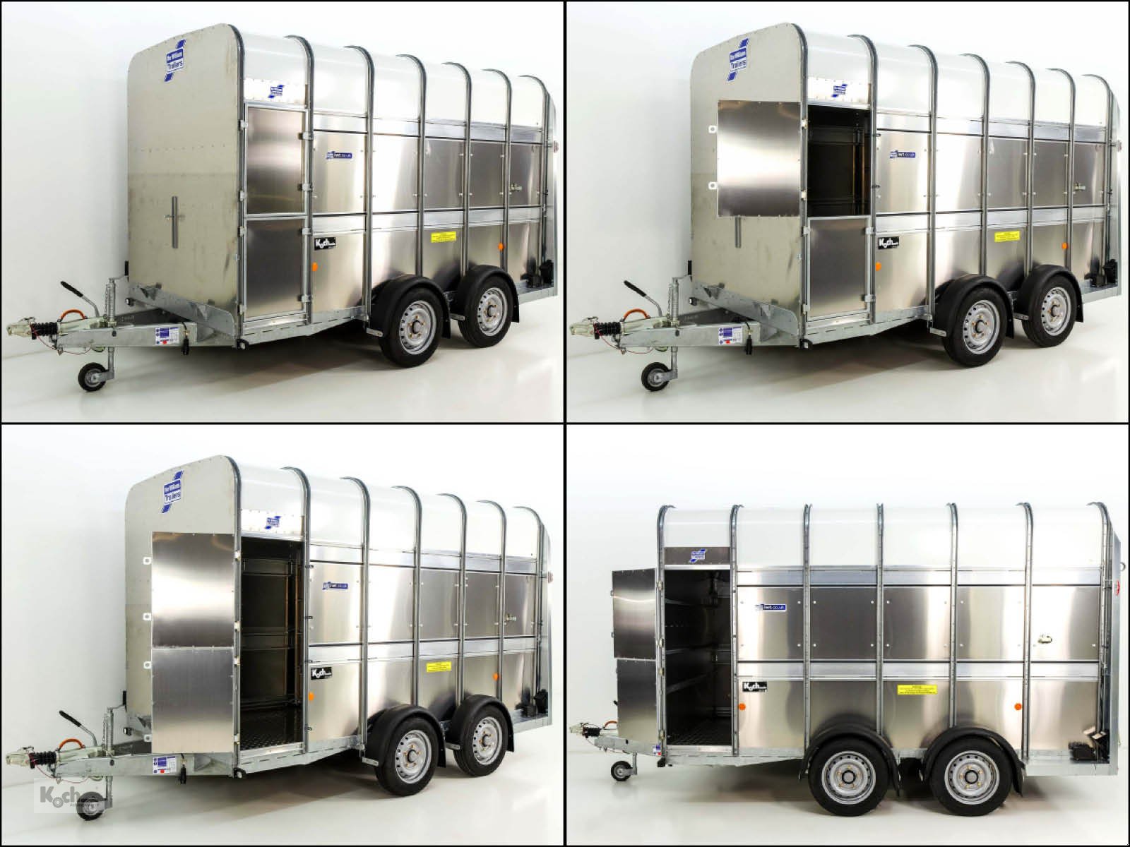 Anhänger typu Ifor Williams Viehanhänger TA510 12x7 178x372 Höhe:213 3,5t (Vi11651494Iw), Neumaschine v Winsen (Luhe) (Obrázek 10)