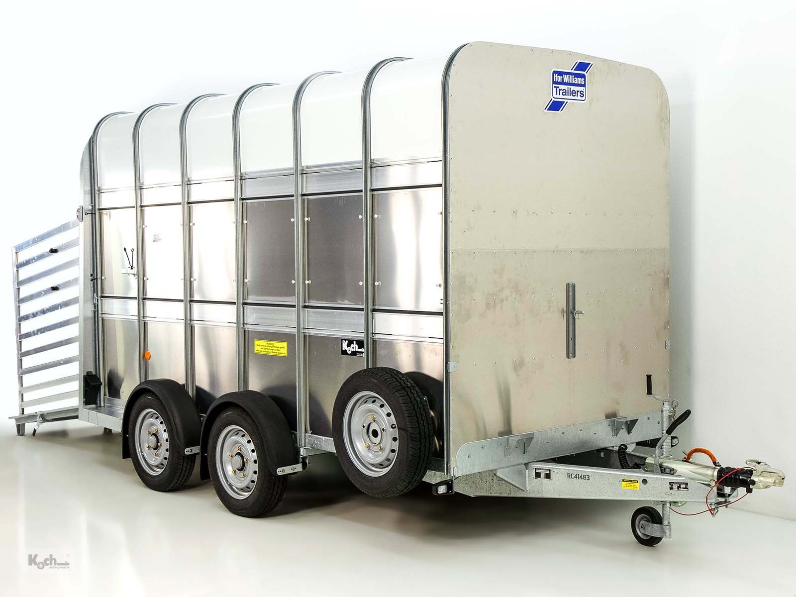 Anhänger typu Ifor Williams Viehanhänger TA510 12x7 178x372 Höhe:213 3,5t (Vi11651494Iw), Neumaschine v Winsen (Luhe) (Obrázek 3)