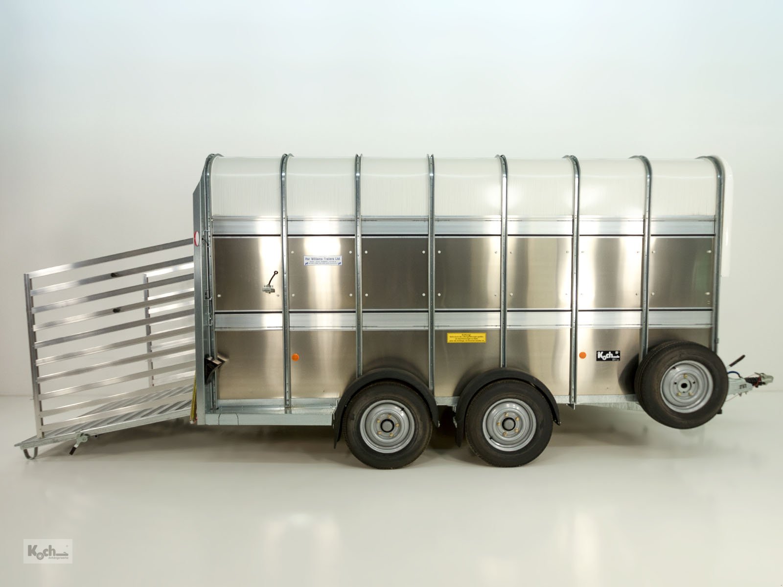 Anhänger typu Ifor Williams Viehanhänger TA510 14x7 178x434cm Höhe:213 3,5t (Vi11651496Iw), Neumaschine v Winsen (Luhe) (Obrázek 5)