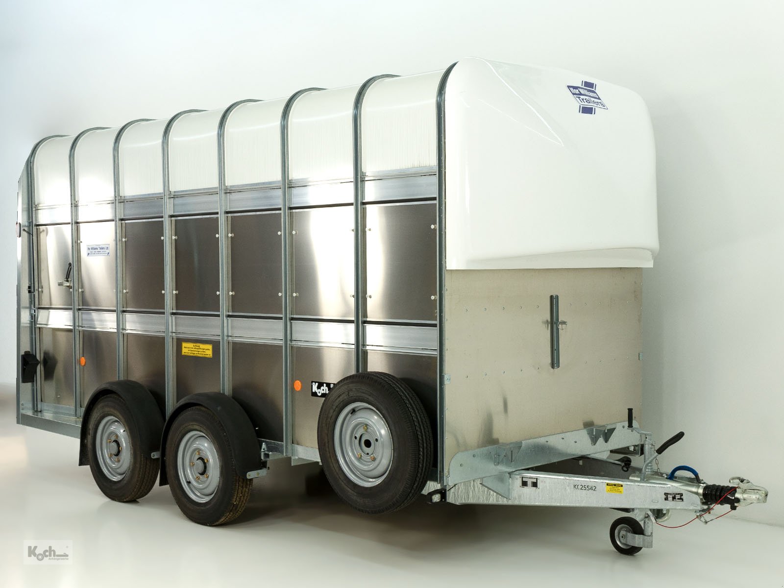 Anhänger typu Ifor Williams Viehanhänger TA510 14x7 178x434cm Höhe:213 3,5t (Vi11651496Iw), Neumaschine v Winsen (Luhe) (Obrázek 1)