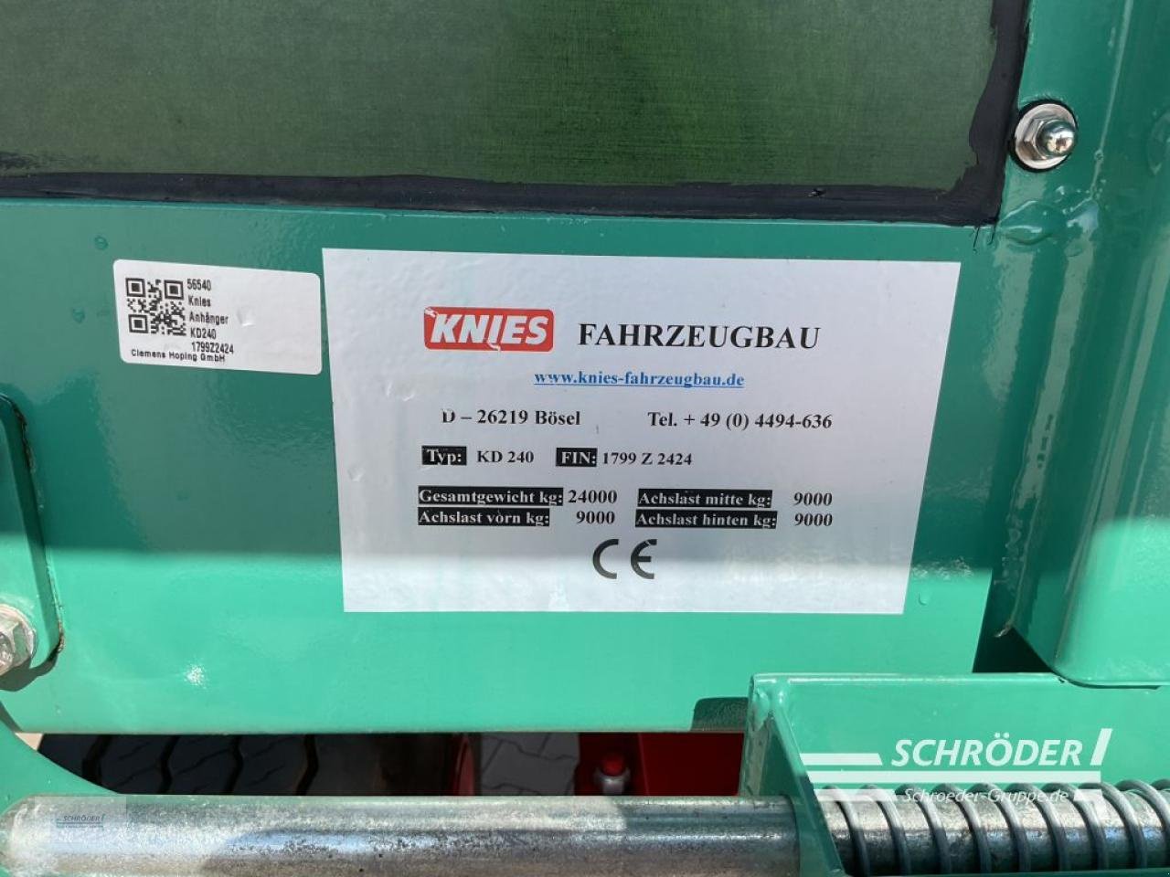 Anhänger typu Knies DREISEITENKIPPER - KD 240, Neumaschine v Holdorf (Obrázek 12)